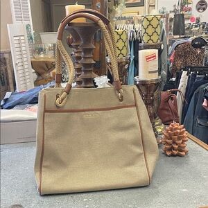 Michael Kors Beige and Brown Tote Bag